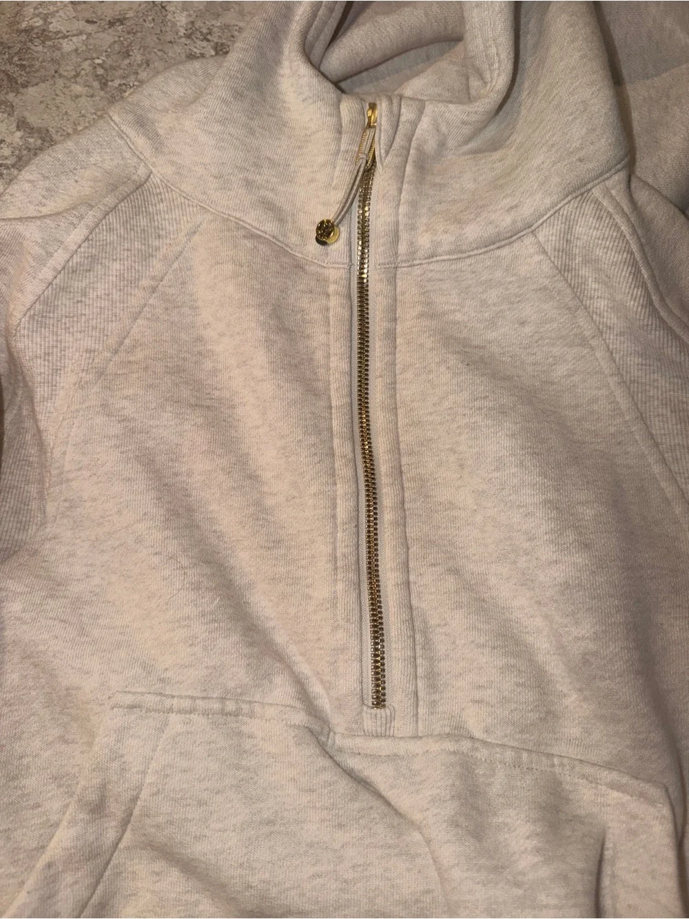 Lululemon Oversized 1/2 Zip Scuba Hoodie M/L